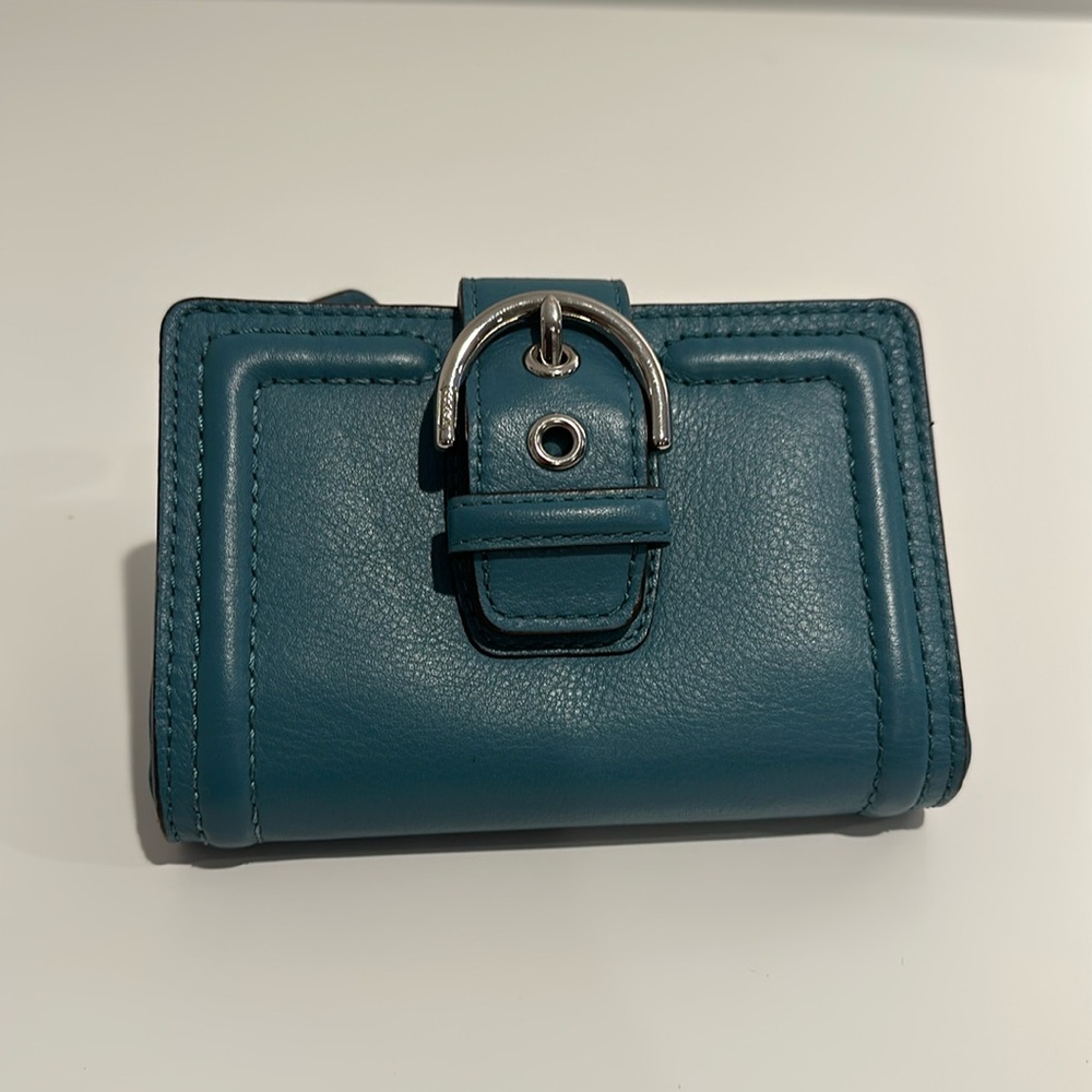 Blue Coach Wallet